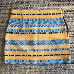 EUC Zara Embroidered Skirt